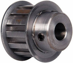 Power Drive - 13 Tooth, 1/2" Inside x 1.522" Outside Diam, Timing Belt Pulley - 3/4" Belt Width, 1.552" Pitch Diam, Steel & Cast Iron - Top Tool & Supply