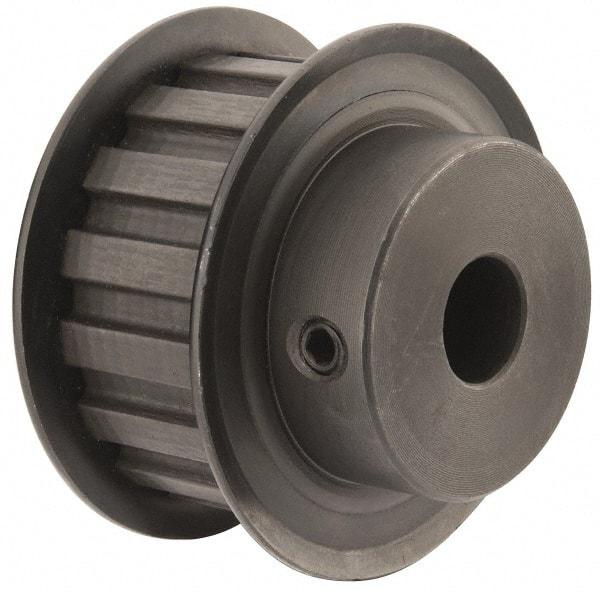 Power Drive - 16 Tooth, 1/2" Inside x 1.88" Outside Diam, Timing Belt Pulley - 3/4" Belt Width, 1.91" Pitch Diam, Steel & Cast Iron - Top Tool & Supply