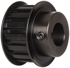 Power Drive - 16 Tooth, 3/4" Inside x 1.88" Outside Diam, Timing Belt Pulley - 3/4" Belt Width, 1.91" Pitch Diam, Steel & Cast Iron - Top Tool & Supply