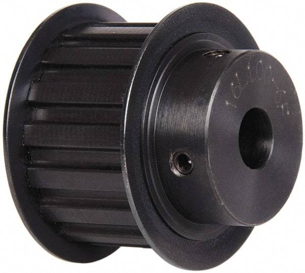 Power Drive - 16 Tooth, 1/2" Inside x 1.88" Outside Diam, Timing Belt Pulley - 1" Belt Width, 1.91" Pitch Diam, Steel & Cast Iron - Top Tool & Supply