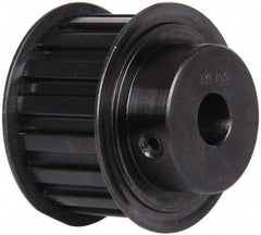 Power Drive - 17 Tooth, 1/2" Inside x 2" Outside Diam, Timing Belt Pulley - 1" Belt Width, 2.029" Pitch Diam, Steel & Cast Iron - Top Tool & Supply