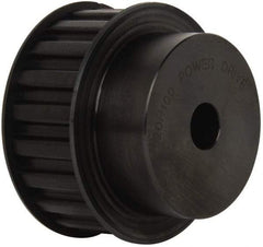 Power Drive - 20 Tooth, 5/8" Inside x 3.129" Outside Diam, Timing Belt Pulley - 3/4, 1" Belt Width, 3.183" Pitch Diam, Steel & Cast Iron - Top Tool & Supply