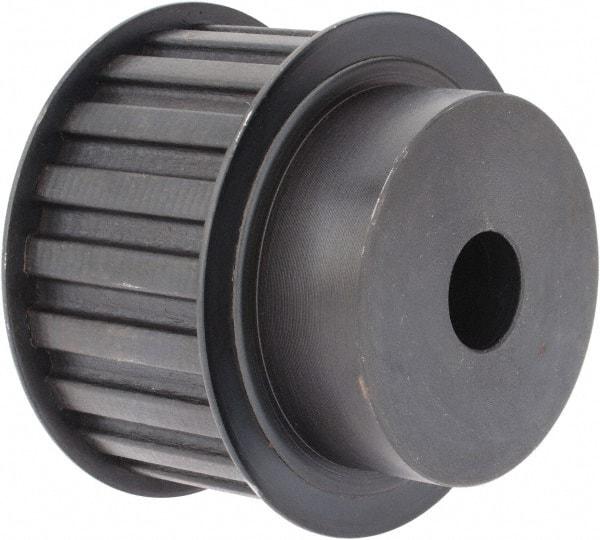 Power Drive - 20 Tooth, 3/4" Inside x 3.129" Outside Diam, Timing Belt Pulley - 1-1/2" Belt Width, 3.183" Pitch Diam, Steel & Cast Iron - Top Tool & Supply