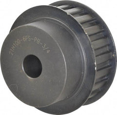 Power Drive - 21 Tooth, 3/4" Inside x 3.288" Outside Diam, Timing Belt Pulley - 3/4, 1" Belt Width, 3.342" Pitch Diam, Steel & Cast Iron - Top Tool & Supply