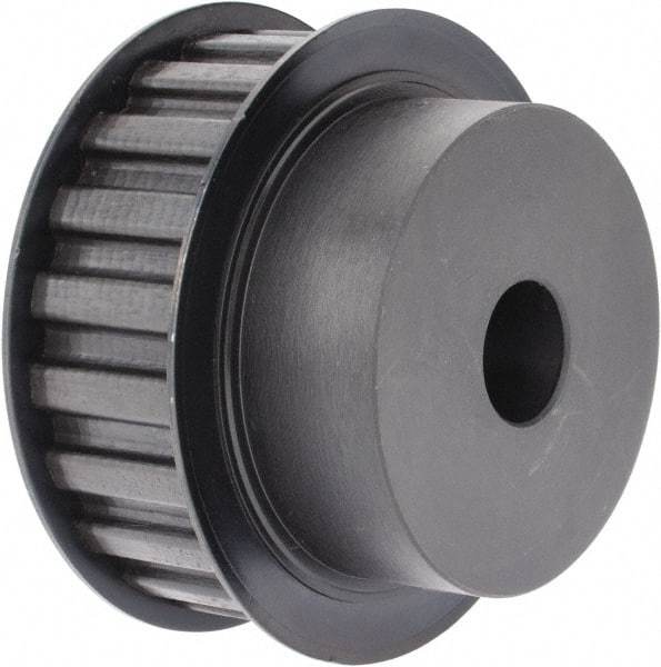 Power Drive - 22 Tooth, 3/4" Inside x 3.447" Outside Diam, Timing Belt Pulley - 3/4, 1" Belt Width, 3.501" Pitch Diam, Steel & Cast Iron - Top Tool & Supply