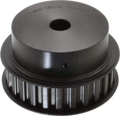 Power Drive - 26 Tooth, 3/4" Inside x 4.084" Outside Diam, Timing Belt Pulley - 3/4, 1" Belt Width, 4.138" Pitch Diam, Steel & Cast Iron - Top Tool & Supply