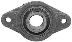 Value Collection - 148mm OAL2-Bolt Flange Bearing - 4300 Lb Dyn Cap, Cast Iron - Top Tool & Supply