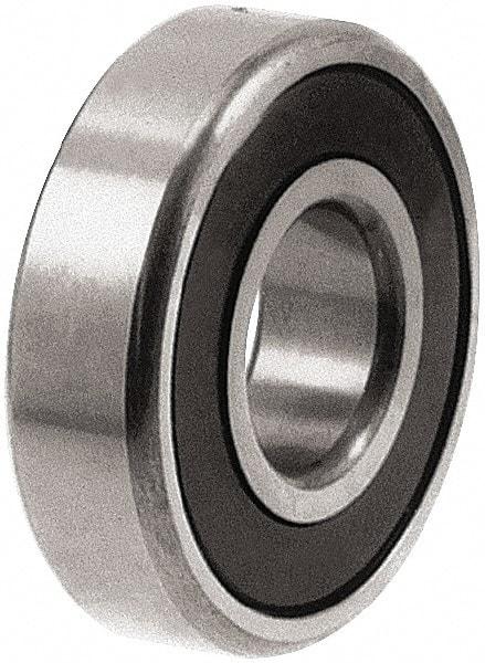 Tritan - 90mm Bore Diam, 145mm OD, Double Seal Deep Groove Radial Ball Bearing - 24mm Wide, 1 Row, Round Bore, 12,100 Lb Static Capacity, 13,600 Lb Dynamic Capacity - Top Tool & Supply