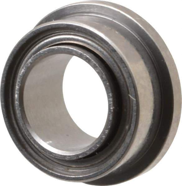 Value Collection - 3/32" Bore Diam, 5/16" OD, Double Shield Miniature Radial Ball Bearing - 9/64" Wide, With Flange, 1 Row, Round Bore, 40 Lb Static Capacity, 124 Lb Dynamic Capacity - Top Tool & Supply