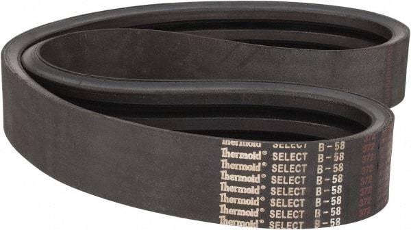 Value Collection - Section B, V-Belt - Neoprene Rubber, Classic Banded, No. B-58 - Top Tool & Supply