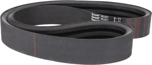 Value Collection - Section B, V-Belt - Neoprene Rubber, Classic Banded, No. B-71 - Top Tool & Supply