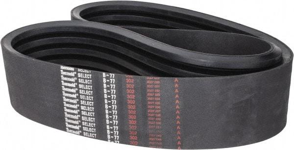 Value Collection - Section B, V-Belt - Neoprene Rubber, Classic Banded, No. B-77 - Top Tool & Supply