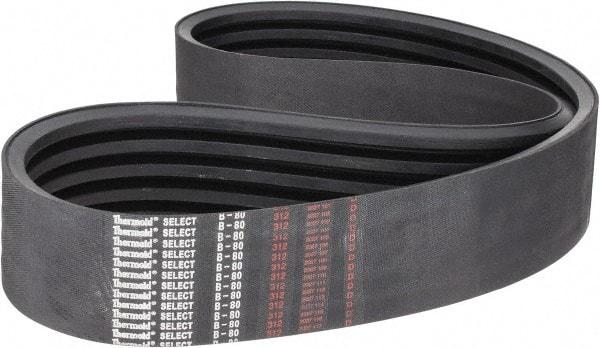 Value Collection - Section B, V-Belt - Neoprene Rubber, Classic Banded, No. B-80 - Top Tool & Supply