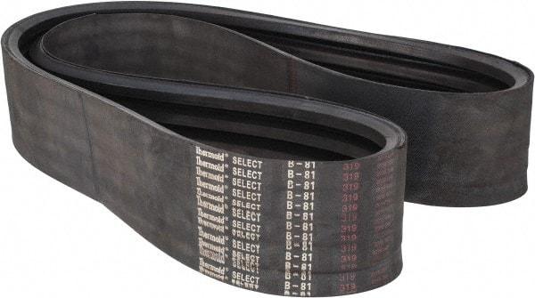 Value Collection - Section B, V-Belt - Neoprene Rubber, Classic Banded, No. B-81 - Top Tool & Supply