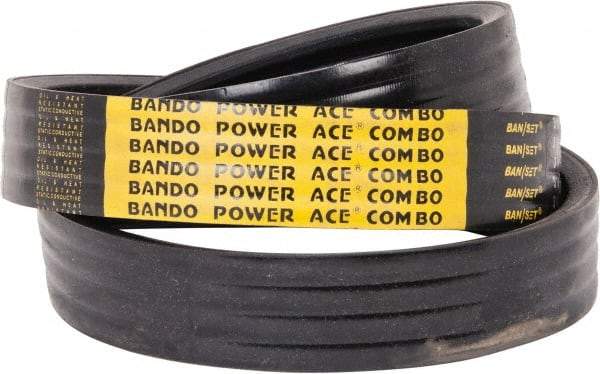 Bando - Section CX, 7/8" Wide, 199" Outside Length, V-Belt - Black, No. CX195 - Top Tool & Supply