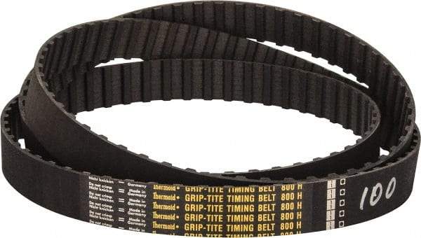 Value Collection - Section H, Timing Belt - Neoprene Rubber, Series H, No. 800H100 - Top Tool & Supply