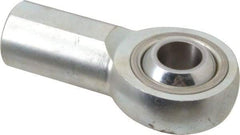 Made in USA - 2-3/4" ID, 2-3/4" Max OD, 76,205 Lb Max Static Cap, Plain Female Spherical Rod End - 1-1/4 - 12 RH, Alloy Steel with Steel Raceway - Top Tool & Supply