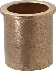 Boston Gear - 1-1/4" Inside x 1-1/2" Outside Diam, Oil Impregnated Bronze SAE-841 Flanged Sleeve Bearing - 1-3/4" Flange Outside Diam, 1/8" Flange Thickness, 1-3/4" OAL - Top Tool & Supply