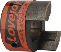 Lovejoy - 19mm Max Bore, 6mm x 2.8mm Keyway Width x Depth, Flexible Coupling Hub - 1.36" OD, 2" OAL, Sintered Iron, Order 2 Hubs & 1 Spider for Complete Coupling - Top Tool & Supply