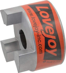 Lovejoy - 1" Max Bore Diam, 1/4" x 1/8" Keyway Width x Depth, Flexible Coupling Hub - 3.31" OD, 4-1/4" OAL, Sintered Iron, Order 2 Hubs & 1 Spider for Complete Coupling - Top Tool & Supply