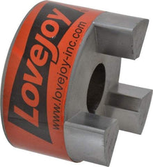 Lovejoy - 1-1/4" Max Bore Diam, Flexible Hub Coupling - 3-3/4" OD, 4-1/2" OAL, Sintered Iron - Top Tool & Supply