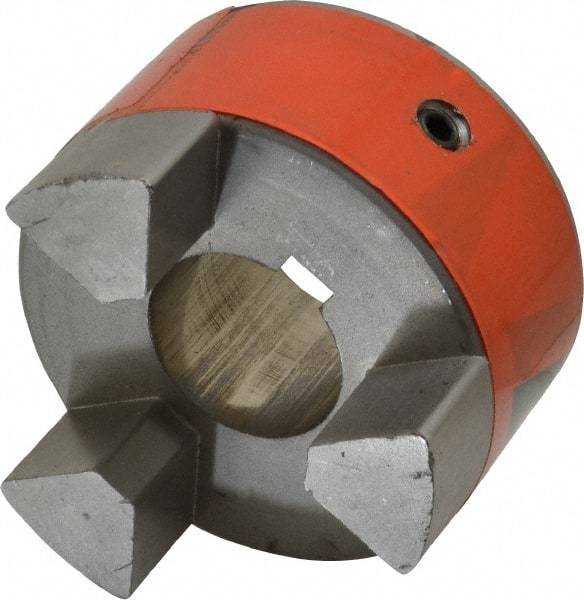 Lovejoy - 1-1/2" Max Bore Diam, Flexible Hub Coupling - 3-3/4" OD, 4-1/2" OAL, Metal - Top Tool & Supply