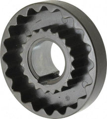 Lovejoy - 1-1/8" Max Bore Diam, 1/4" x 1/8" Keyway Width x Depth, Flexible Coupling Hub - 3-1/4" OD, 2.88" OAL, Cast Iron - Top Tool & Supply