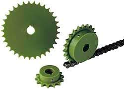 Poly Hi Solidur - 16 Teeth, 3/8" Chain Pitch, Chain Size 35, Roller Chain Sprockets - Top Tool & Supply