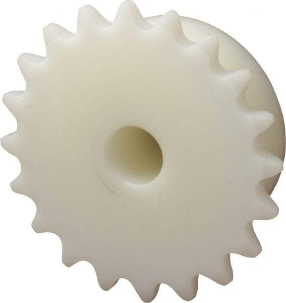 Poly Hi Solidur - 20 Teeth, 3/8" Chain Pitch, Chain Size 35, Roller Chain Sprockets - Top Tool & Supply