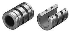 Pacific Bearing - 25mm ID, 1,523 Lb Static Load Capacity, Open Linear Bearing - 40mm OD - Top Tool & Supply