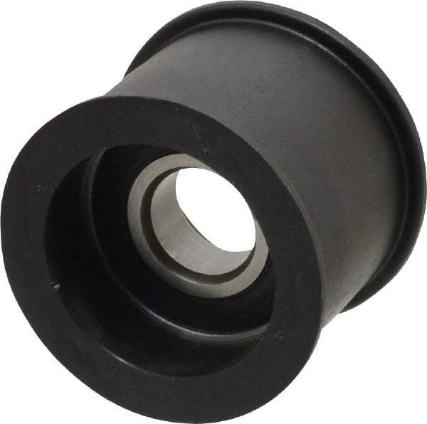 Fenner Drives - 17 Inside x 2.07" Outside Diam, 1.37" Wide Pulley Slot, Glass Reinforced Nylon Idler Pulley - For Use with Flat Belts, 1-1/8" Wide - Top Tool & Supply