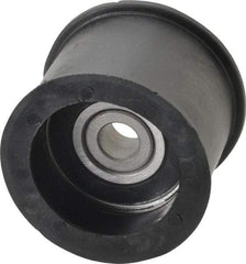 Fenner Drives - 3/8 Inside x 2.07" Outside Diam, 1.37" Wide Pulley Slot, Glass Reinforced Nylon Idler Pulley - For Use with Flat Belts, 1-1/8" Wide - Top Tool & Supply