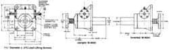 Duff-Norton - 5 Ton Capacity, 6" Lift Height, Inverted Mechanical Screw Actuator - Threaded End - Top Tool & Supply