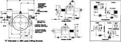 Duff-Norton - 1 Ton Capacity, 6" Lift Height, Upright Mechanical Screw Actuator - Clevis End - Top Tool & Supply