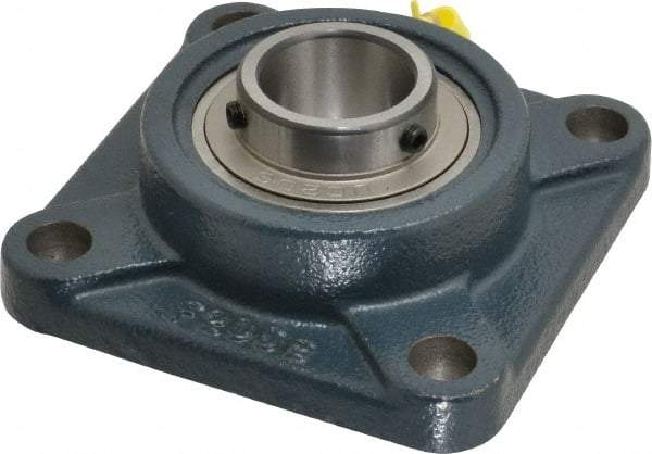 Value Collection - 108mm OAL4-Bolt Metric Flange - 4300 Lb Dyn Cap, Cast Iron - Top Tool & Supply