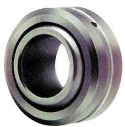 Made in USA - 1" Bore Diam, 82,200 Lb Dynamic Capacity, 1" Wide, Ball-Joint Spherical Plain Bearing - 1-3/4" OD - Top Tool & Supply