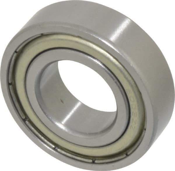 Tritan - 17mm Bore Diam, 35mm OD, Double Shield Deep Groove Radial Ball Bearing - 10mm Wide, 1 Row, Round Bore, 730 Lb Static Capacity, 1,350 Lb Dynamic Capacity - Top Tool & Supply