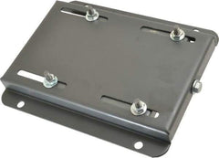 Made in USA - 5/16" Bolt Steel Rigid Fixed Base Motor Base - Adjusting Single Screw, 145T NEMA Frame - Top Tool & Supply