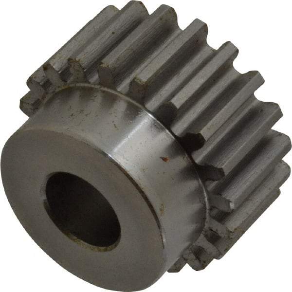 Browning - 12 Pitch, 1.667" Pitch Diam, 20 Tooth Spur Gear - 5/8" Bore Diam, 1-13/32" Hub Diam, Steel - Top Tool & Supply