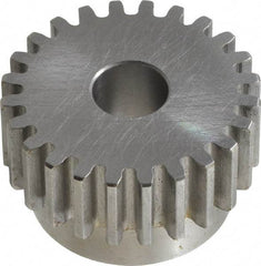 Browning - 12 Pitch, 2" Pitch Diam, 24 Tooth Spur Gear - 5/8" Bore Diam, 1-3/4" Hub Diam, Steel - Top Tool & Supply