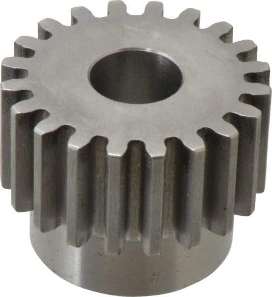 Browning - 10 Pitch, 2" Pitch Diam, 20 Tooth Spur Gear - 3/4" Bore Diam, 1-45/64" Hub Diam, Steel - Top Tool & Supply