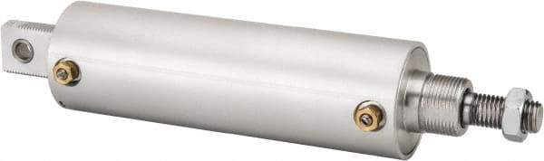 ARO/Ingersoll-Rand - 6" Stroke x 2-1/2" Bore Double Acting Air Cylinder - 3/8 Port, 3/4-10 Rod Thread - Top Tool & Supply