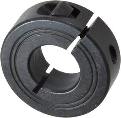 Climax Metal Products - 17mm Bore, Steel, One Piece Clamp Collar - 1-1/2" Outside Diam - Top Tool & Supply