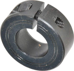 Climax Metal Products - 20mm Bore, Steel, One Piece Clamp Collar - 1-5/8" Outside Diam - Top Tool & Supply