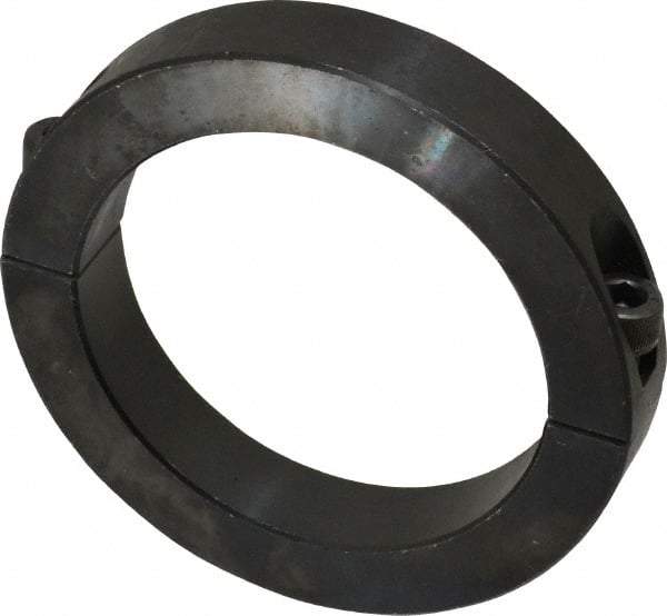 Climax Metal Products - 80mm Bore, Steel, Two Piece Shaft Collar - 4-1/4" Outside Diam - Top Tool & Supply