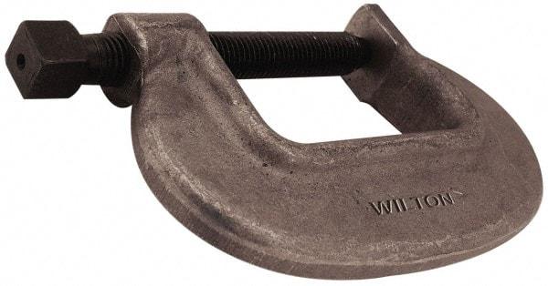 Wilton - Extra Heavy-Duty 2-3/8" Max Opening, 1-7/8" Throat Depth, Forged Steel Standard C-Clamp - 12,500 Lb Capacity, 0" Min Opening, Standard Throat Depth, Cold Drawn Steel Screw - Top Tool & Supply