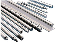 Thomson Industries - 1" Diam, 5' Long, Chrome Plated Steel Standard Round Linear Shafting - 60-65C Hardness, .7495/.7490 Tolerance - Top Tool & Supply