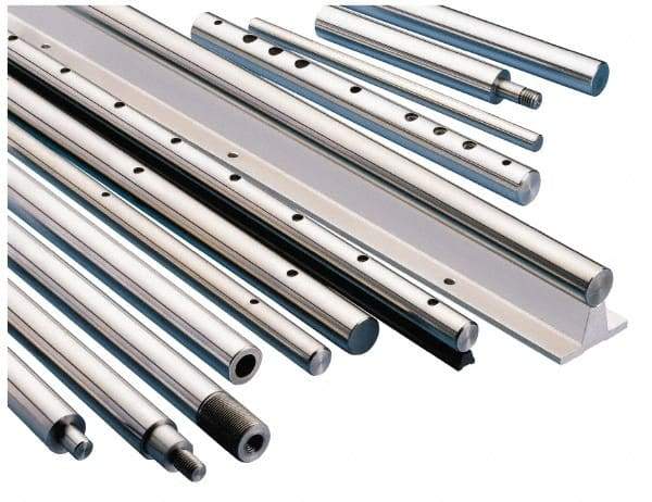 Thomson Industries - 1-1/2" Diam, 54" Long, Stainless Steel Standard Round Linear Shafting - 50-55C Hardness, 1.2494/1.2489 Tolerance - Top Tool & Supply