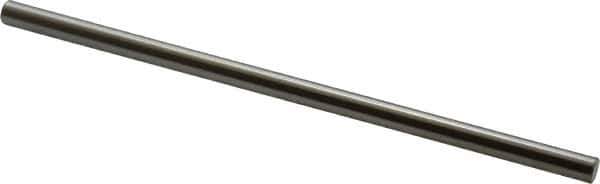 Thomson Industries - 1/4" Diam, 6" Long, Steel Standard Round Linear Shafting - 60-65C Hardness, .2495/.2490 Tolerance - Top Tool & Supply