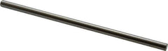 Thomson Industries - 1/4" Diam, 6" Long, Steel Standard Round Linear Shafting - 60-65C Hardness, .2495/.2490 Tolerance - Top Tool & Supply